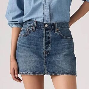 Denim Mini Skirt